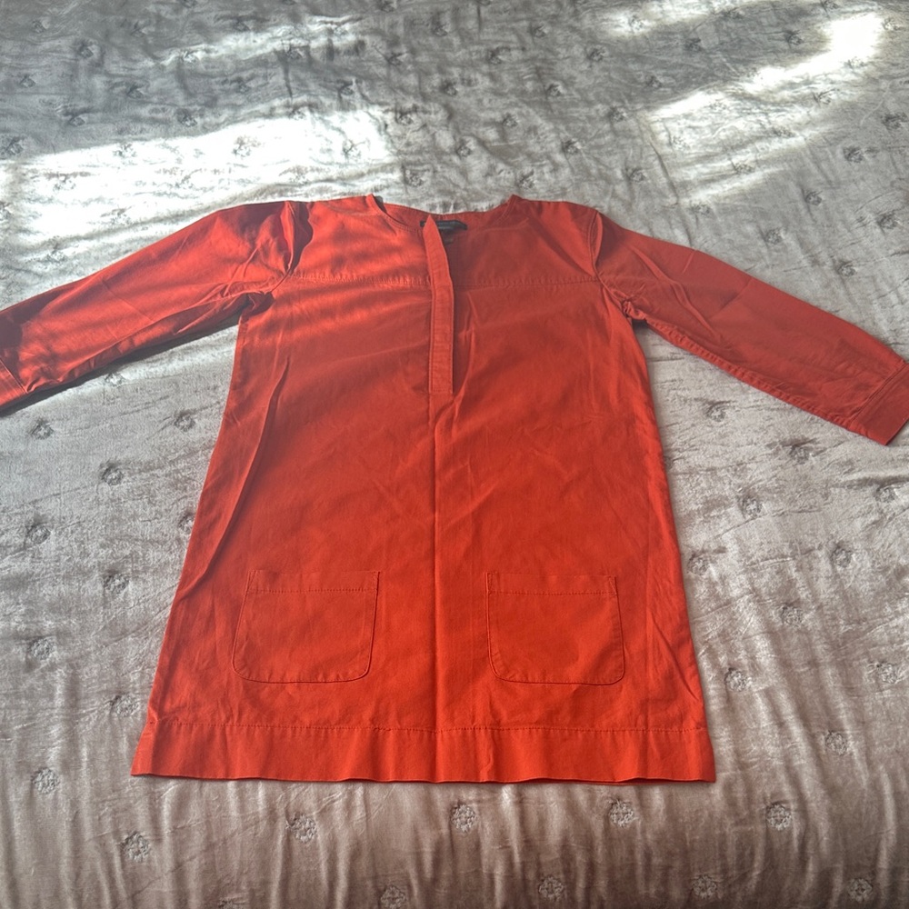 Armani Exchange Burnt Orange Tunic Dress